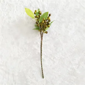 Rama de bayas artificiales flor de simulación para decoración de mesa y año nuevo.