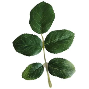 Rama de hojas verdes artificiales falsa planta para decoracion del hogar floral.