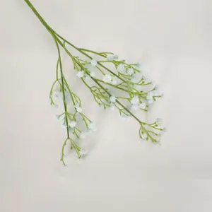 Rama de velo de novia artificial, planta falsa para decoracion del hogar, ramo de boda y accesorios.
