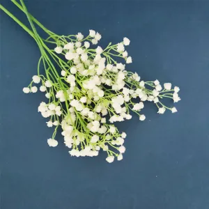 Flores Artificiales Gipsophila Bouquet de Flores Falsas para Decoración de Boda Hogar