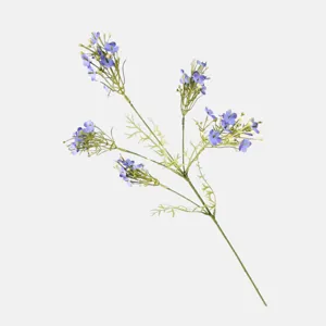 Ramo di ginepro blu finto da 53cm fiore artificiale per decorazione nozze e foto oggetti