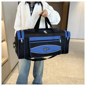 Grand sac de sport de voyage, sac de fitness étanche et durable pour entraînement et loisirs.