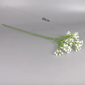 60cm künstlicher Schleierkrautstiel für Hochzeitsdeko und Blumenarrangements.