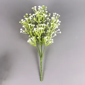 Ramo de paniculata artificial blanca 30cm de altura para decoración de bodas y hogar