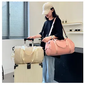 Sac de sport de voyage élégant pour femme avec séparation sec humide pour l'entraînement
