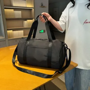 Sac de Sport imperméable en Nylon Grande Capacité Sac de Voyage Duffel Séparation Humide Sec pour Hommes Femmes