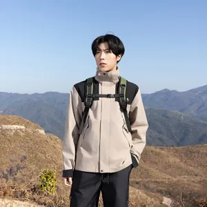 Lightweight outdoor hiking backpack with ergonomic straps worn by model in mountains