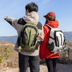 Lightweight Outdoor Mountaineering Backpack Waterproof Nylon Hiking Daypack For Men Women Travel Trekking Climbing Rucksack
