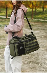 Grand sac de voyage tactique sport fitness entraînement sac à bandoulière pour femmes