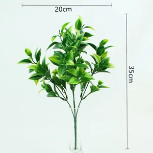 Detailansicht der künstlichen Gardenie mit 35 cm Höhe und 20 cm Breite Maßen