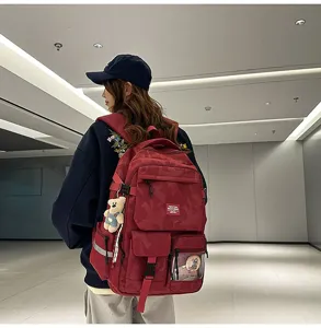 Lightweight fashion large capacity camo student backpack casual daily commuter schoolbag