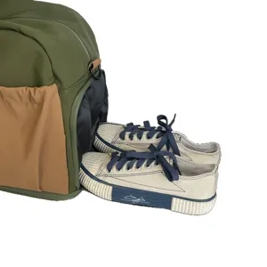 Grand sac de voyage avec compartiment à chaussures séparé pour le sport fitness et week-end