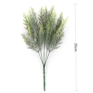 35cm artificial pine branch simulation plant for Christmas and wedding decoration