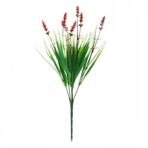 Artificial lavender bouquet plastic flower plant for indoor outdoor home wedding party decoration