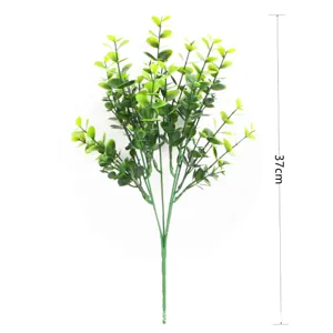 37cm artificial eucalyptus money leaf bundle for indoor home decor flower arrangement