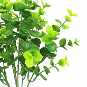 Artificial Eucalyptus Leaves Branches Fake Greenery Plants For Home Decor Office Wedding Floral Arrangement Green