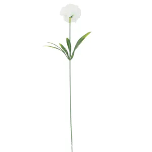 Realistischer weißer künstlicher Ball-Chrysanthemen-Stiel für die Hochzeitsdeko