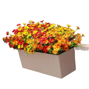 Fleurs de marguerites artificielles en pot fausses plantes pour salon maison déco de table