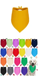 Colorful pet dog bandana triangular scarf adjustable cute puppy saliva towel cotton soft