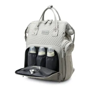 Multifunctional Large Capacity Diaper Backpack Waterproof Neoprene Mommy Bag Travel Casual Shoulder Bag For Women