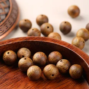 Premium Kynam agarhout ronde kralen met doorlopend gat voor DIY sieraden maken