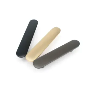 Moderne Minimalistische Zinklegering Kastgreep Garderobe Lade Trekker Meubelbeslag Vervanging Zwart Goud Grijs