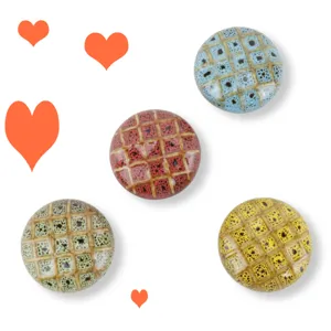 Nordic Ceramic Cabinet Pulls Leopard Grid Round Single Hole Drawer Knobs Furniture Hardware For Wardrobe Cupboard