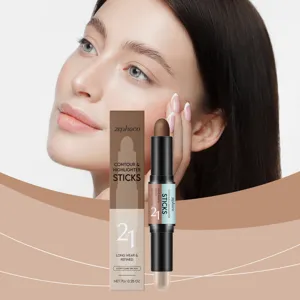Double Ended Contour And Highlighter Stick Two In One Cream Contour Pen Waterproof Long Lasting Face Makeup