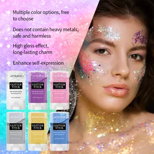 Jaysuing gezicht lichaam glitter stick high gloss cosmetica voor feest make-up 15g