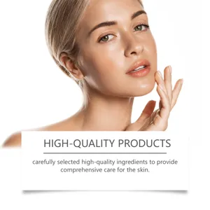 Detailed view of facial skin care application for cosmetic gift box skincare routine.
