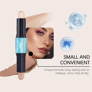 ZEPHOCO 2-in-1 dual-ended contour and highlighter stick for facial sculpting and glowing.