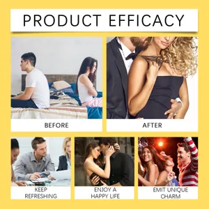 Visual representation of island fresh men's fragrance efficacy in various social scenes