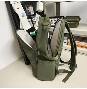 Casual σακίδιο πλάτης για laptop μεγάλη χωρητικότητα ταξίδι σχολική τσάντα πράσινο