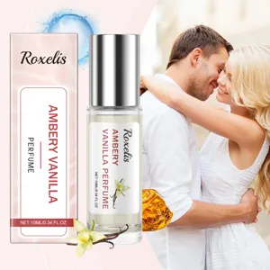 Roxelis Ambery Vanilla Parfum 10ml draagbare reisgeur voor vrouwen en dagelijks gebruik.