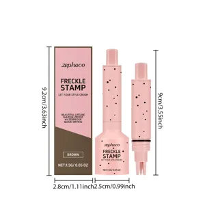 ZEPHOCO natural freckle stamp pen in brown, long-lasting waterproof and smudge-proof formula