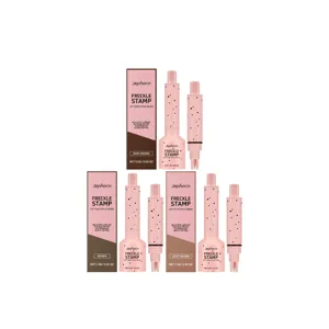 Zephoco natural freckle stamp set with waterproof brown shades for face
