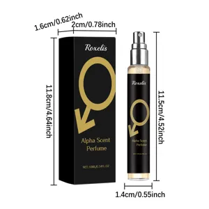 Roxelis alpha scent perfume spray 10ml portable men cologne fragrance long lasting