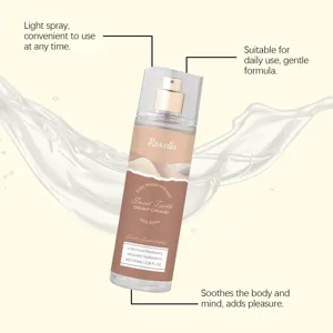 Caramel body fragrance mist 100ml, lightweight sweet scent with long-lasting freshness.