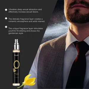 Men pheromone cologne perfume 10ml, long lasting seductive fragrance for charming daily use.