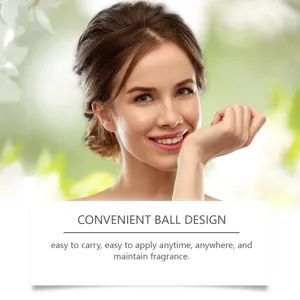 Long-lasting citrus berry rollerball perfume with convenient ball design for easy use