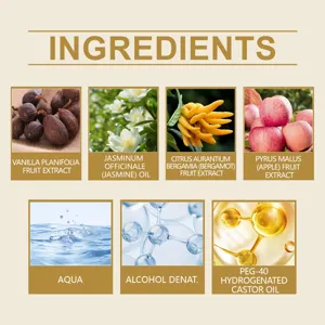 Natuurlijke frisse geurspray voor het lichaam met botanische extracten en milde formule.