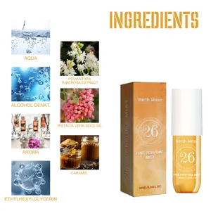 North Moon 26 Pistachio Caramel Fine Perfume Mist 90ml Long Lasting Scent for Women