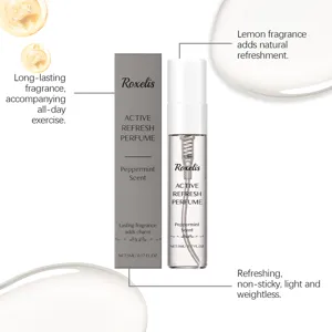 Draagbaar 5ml pepermunt verfrissend herenparfum spray met langdurige dagelijkse geur.