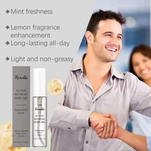 Heren draagbaar munt parfum 5ml verfrissend langdurige geur lichaamspray fris dagelijks gebruik