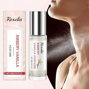 Vanille Amber Reisparfum Langdurige Frisse Geur Draagbaar Glazen Flesje Vloeibaar Parfum Voor Dames
