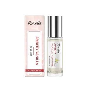 Vanille Amber reis roller parfum 10ml, zoete warme bloemige geur voor dagelijks gebruik.