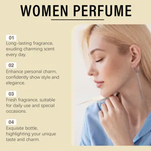 Women perfume long-lasting fresh fragrance elegant design for daily wear and special use.