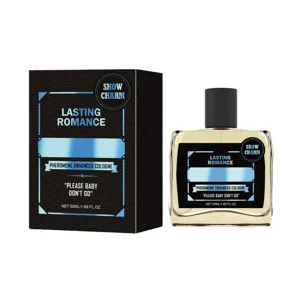 Men's pheromone cologne perfume, long-lasting fresh scent, natural charm, 50ml.