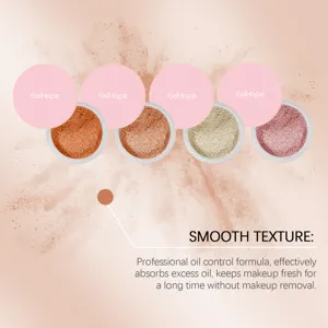 Eelhope setting powder with oil control formula, smooth texture, multi-shades for flawless makeup.