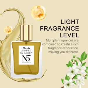 Natural fragrance women perfume, fresh floral long-lasting elegant gentle delicate scent 50ml.